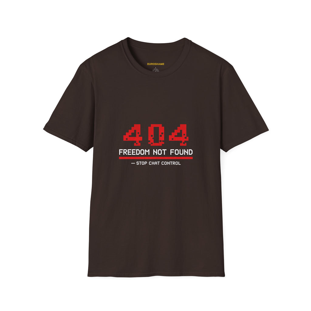 404 Freedom Not Found, frontside graphic T-shirt