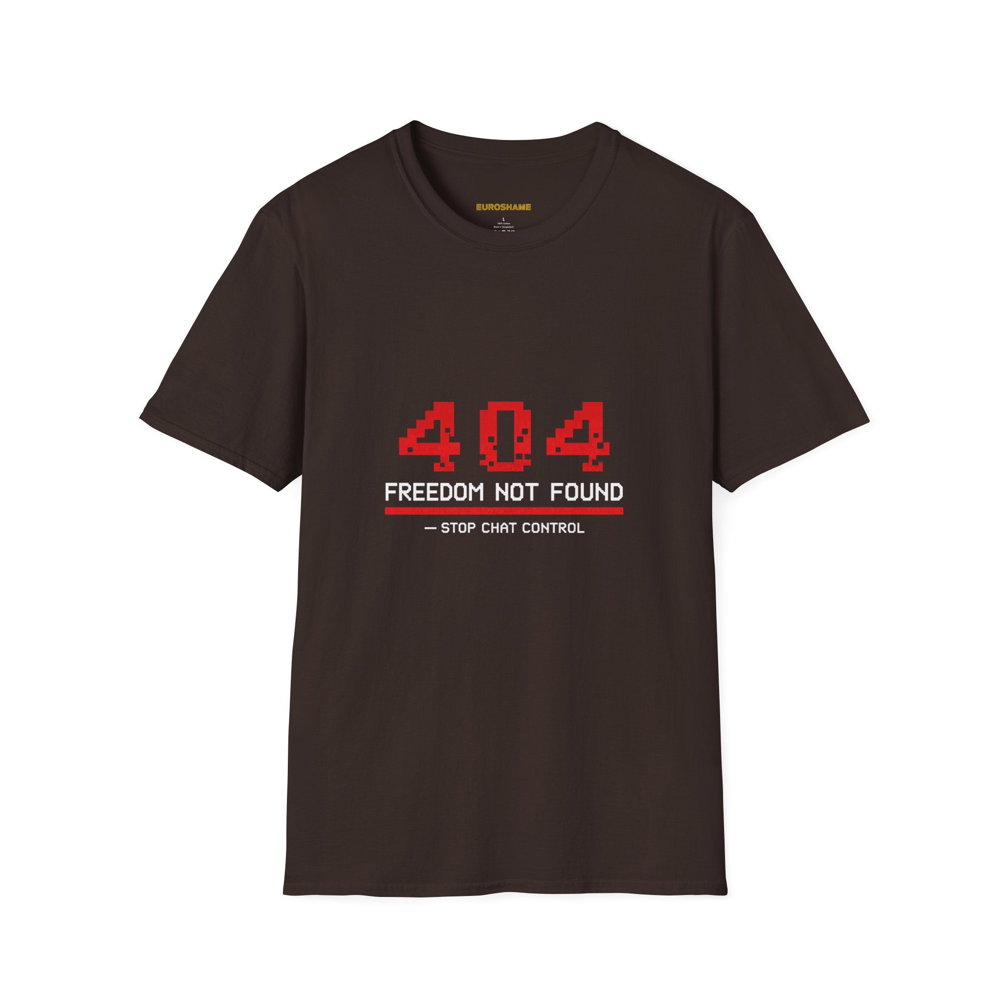 404 Freedom Not Found, frontside graphic T-shirt