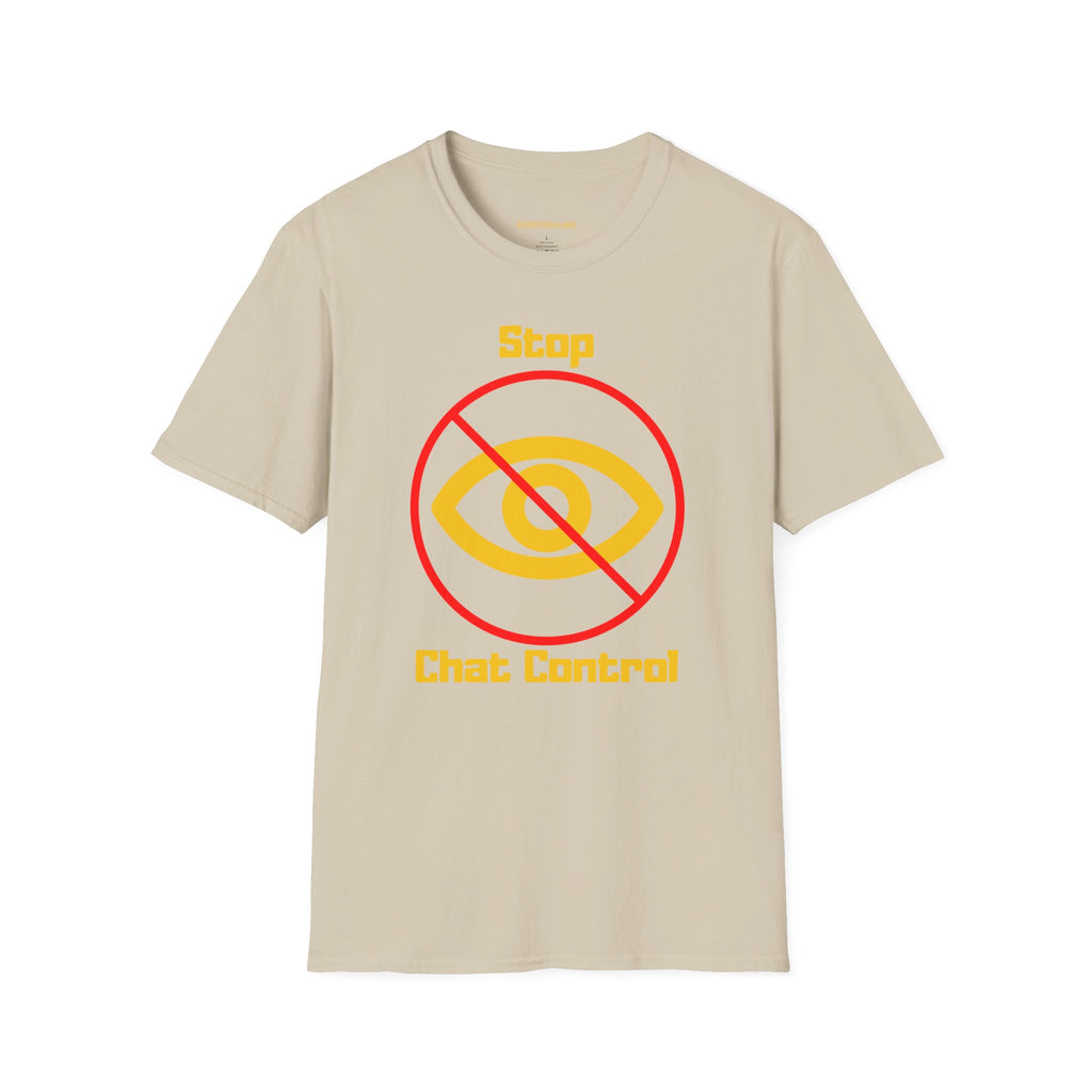 Stop Chat Control, frontside graphic T-Shirt