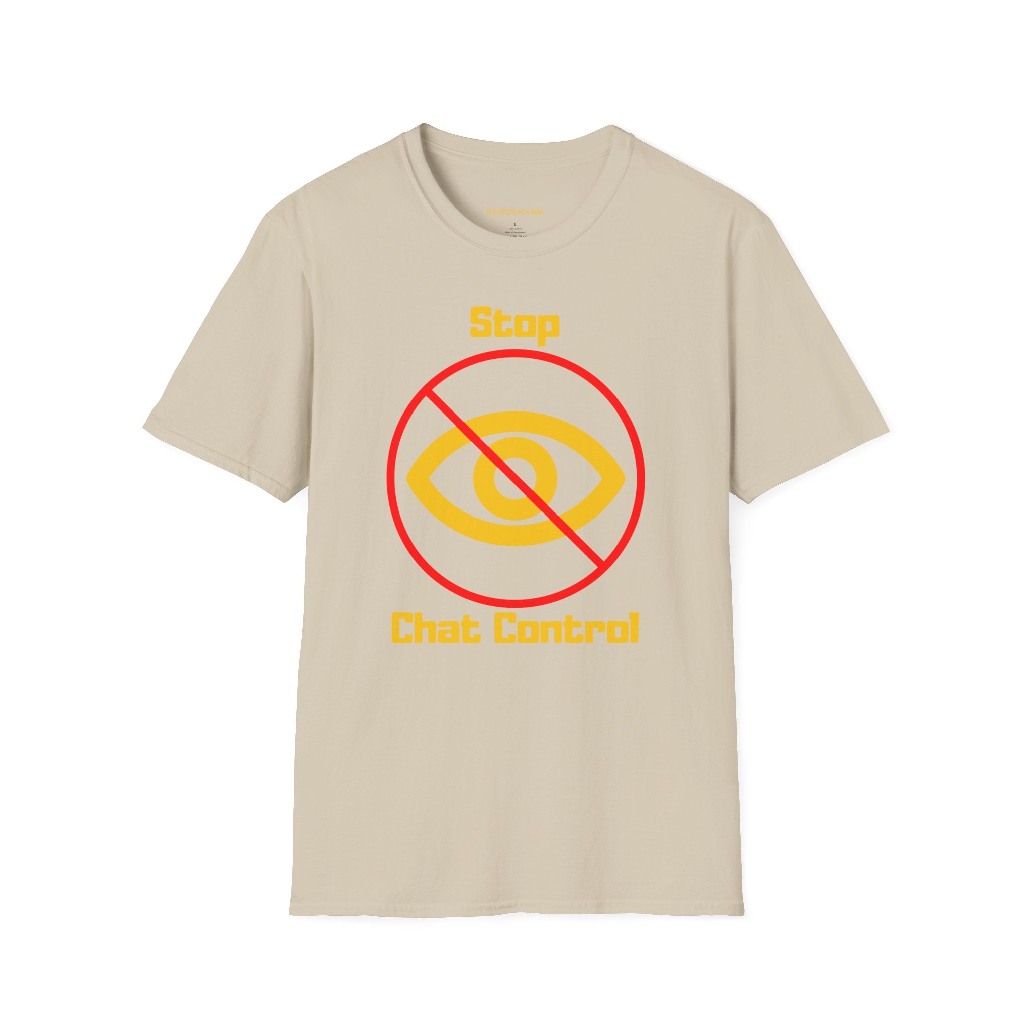 Stop Chat Control, frontside graphic T-Shirt