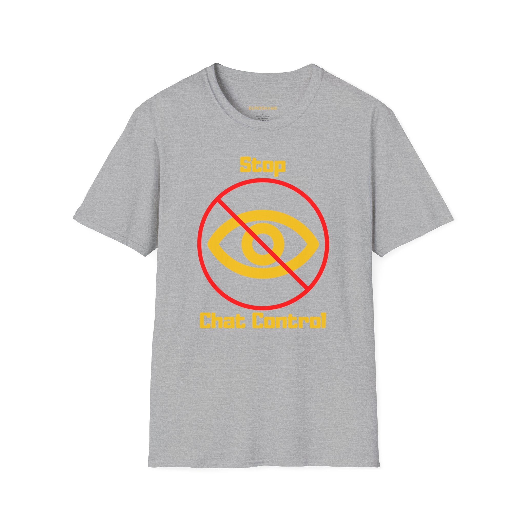 Stop Chat Control, frontside graphic T-Shirt