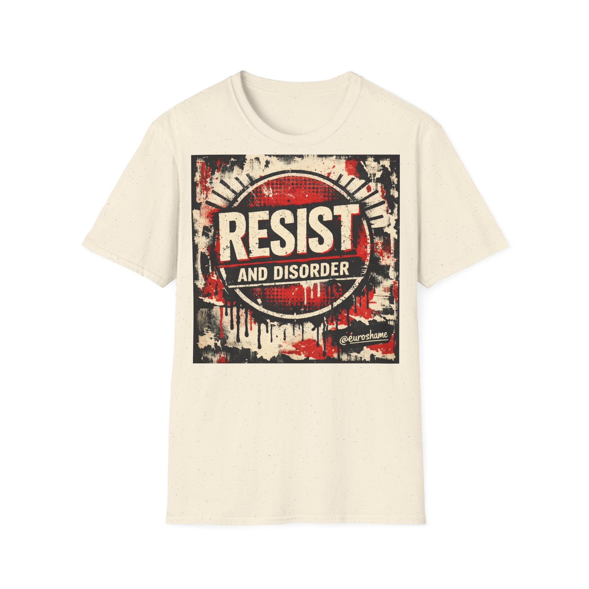 Resist and Disorder, Frontside graphic T-Shirt