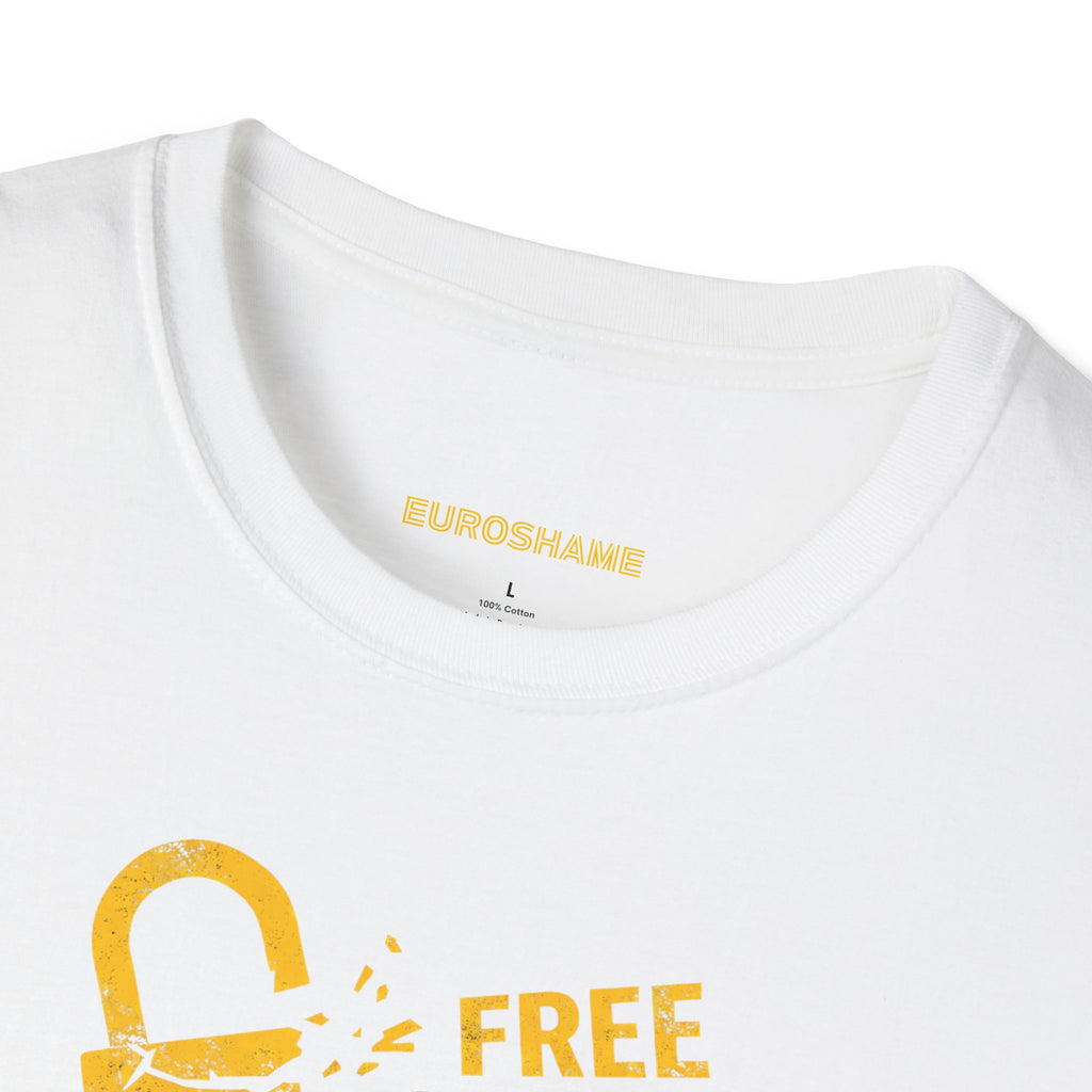 Free Speech. Stop Chat Control, front graphic T-shirt