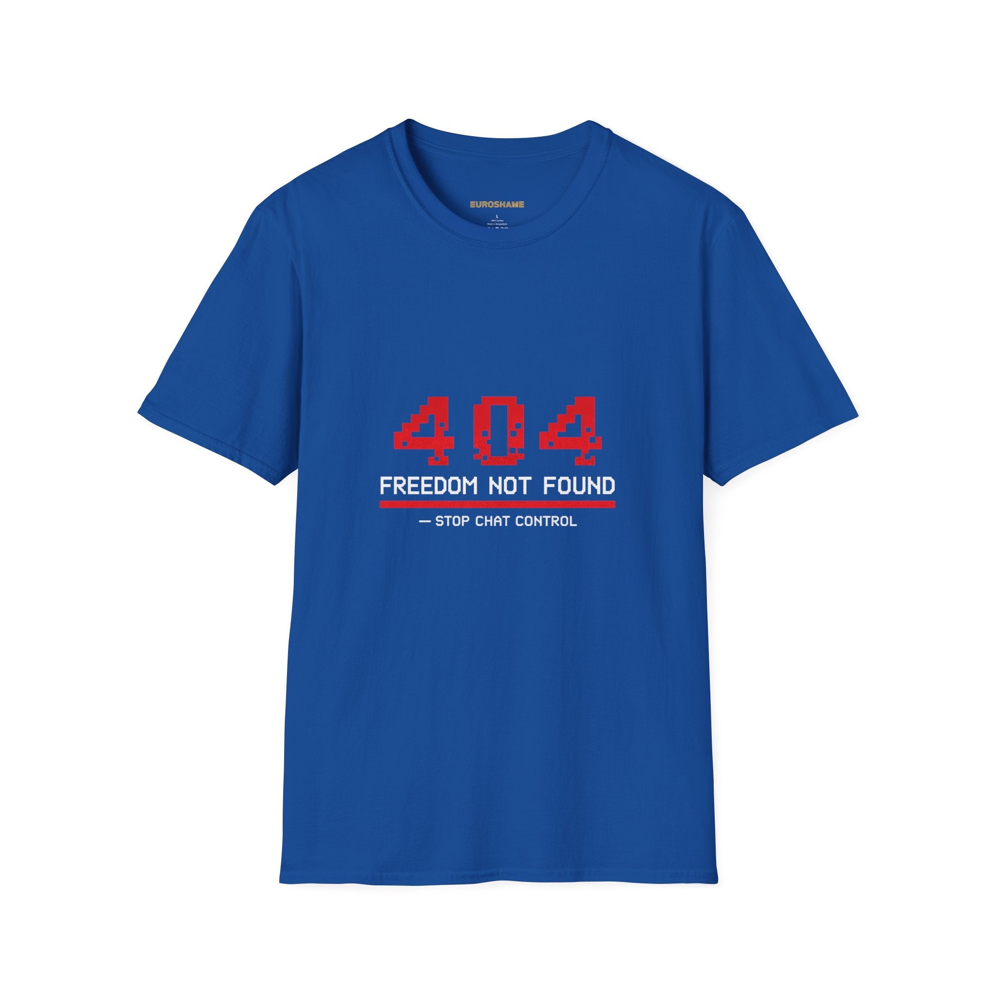 404 Freedom Not Found, frontside graphic T-shirt