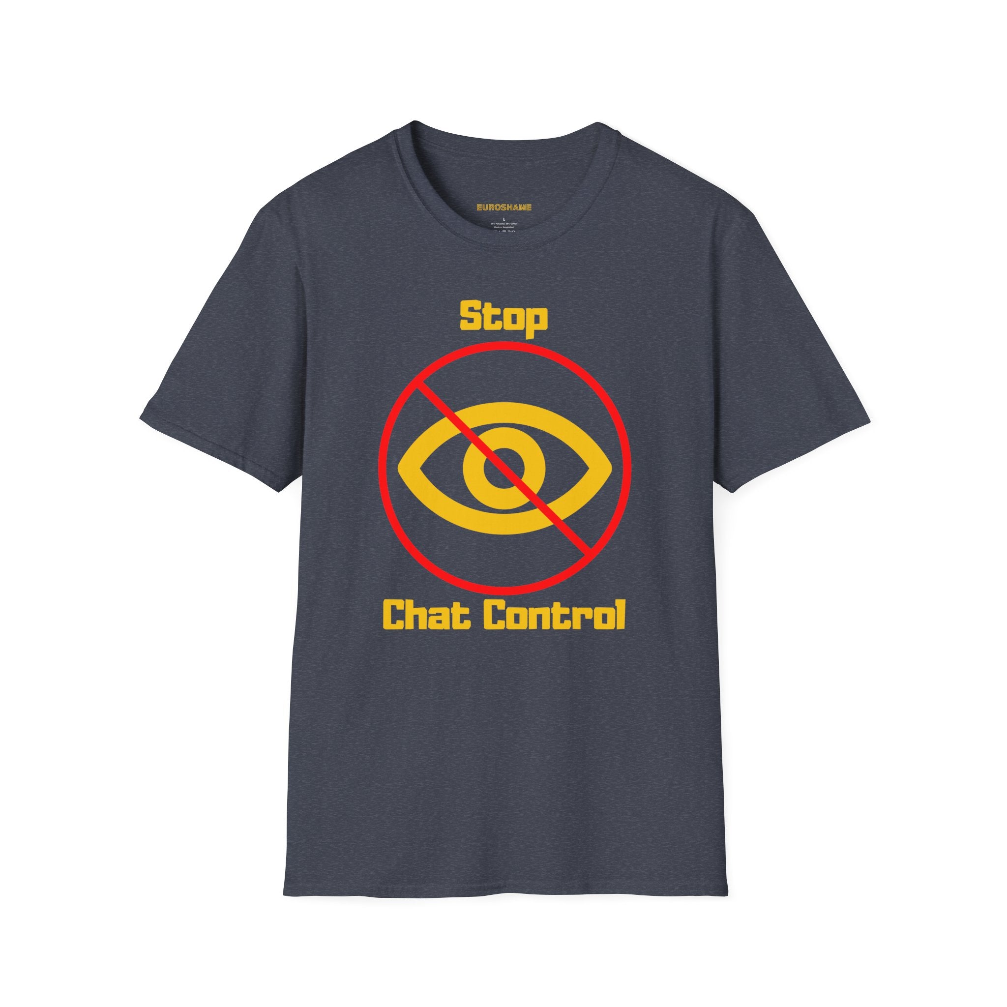 Stop Chat Control, frontside graphic T-Shirt