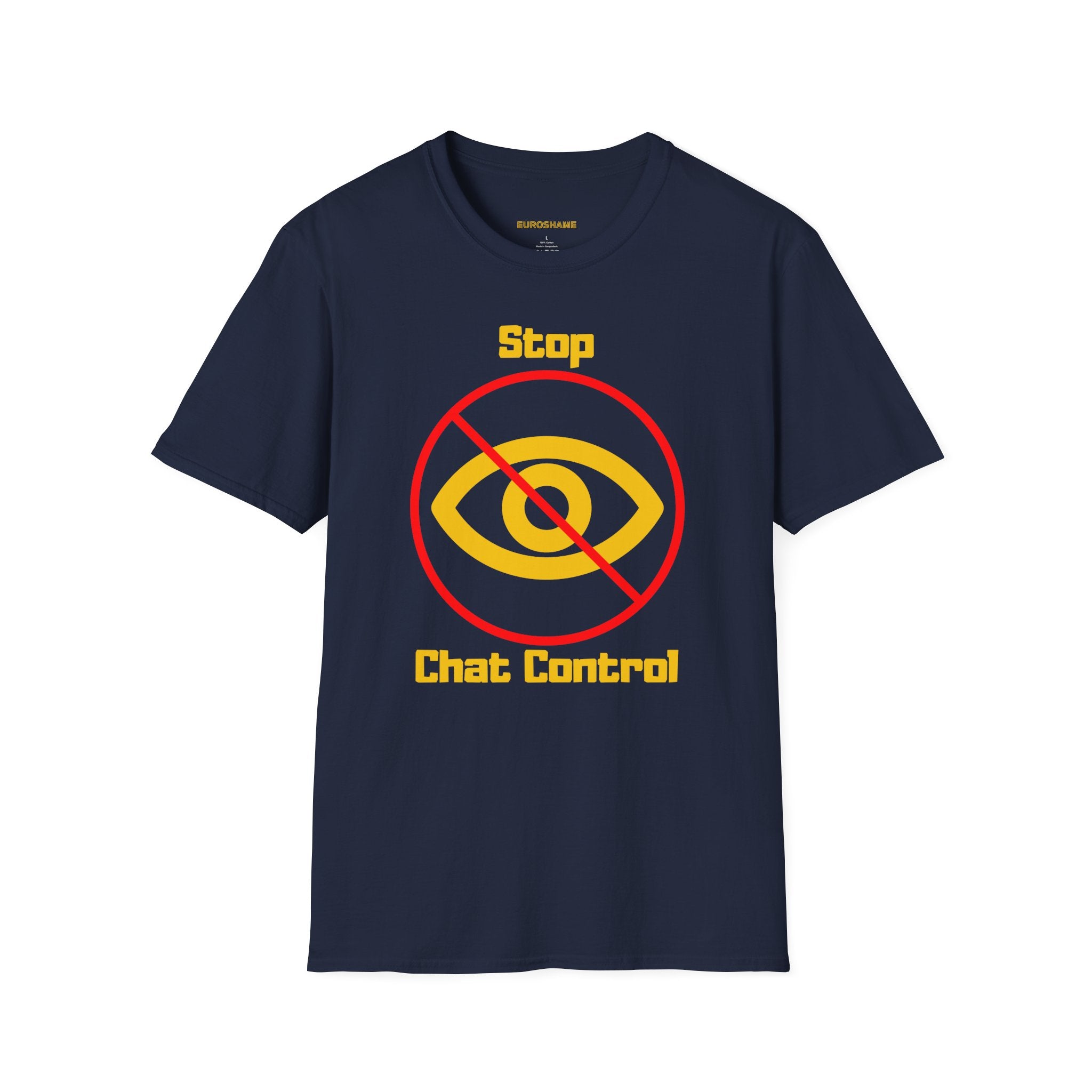 Stop Chat Control, frontside graphic T-Shirt