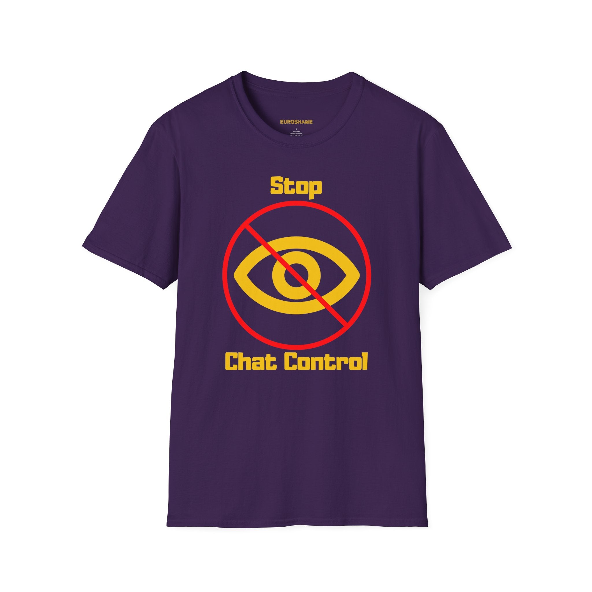 Stop Chat Control, frontside graphic T-Shirt