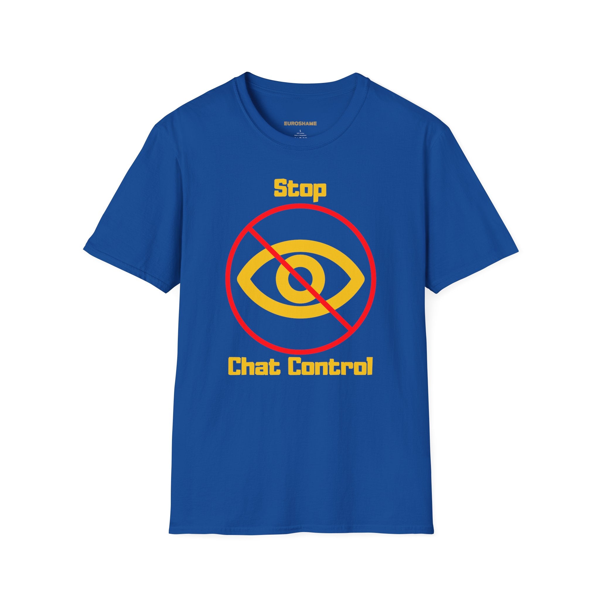Stop Chat Control, frontside graphic T-Shirt