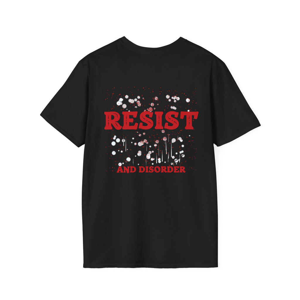 Splash Resist and Disorder, Backside graphic T-Shirt
