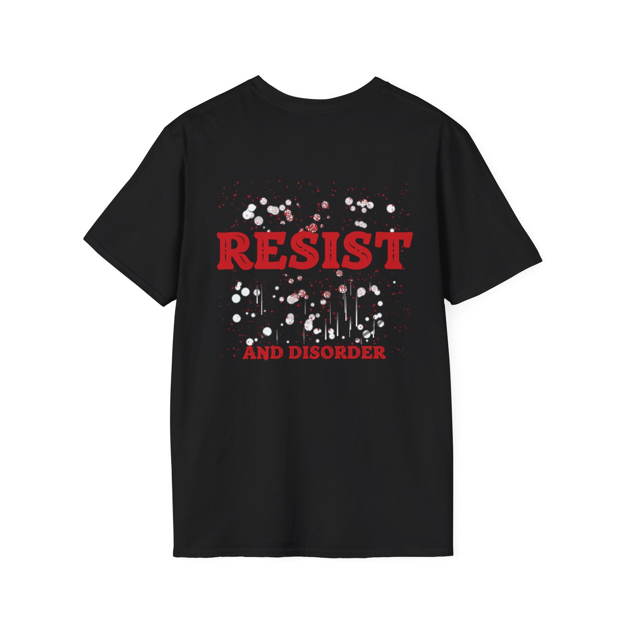 Splash Resist and Disorder, Backside graphic T-Shirt