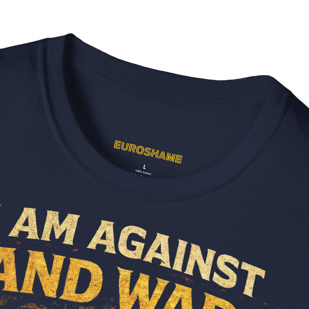 I Am Against Sand Wars, frontside graphic T-Shirt