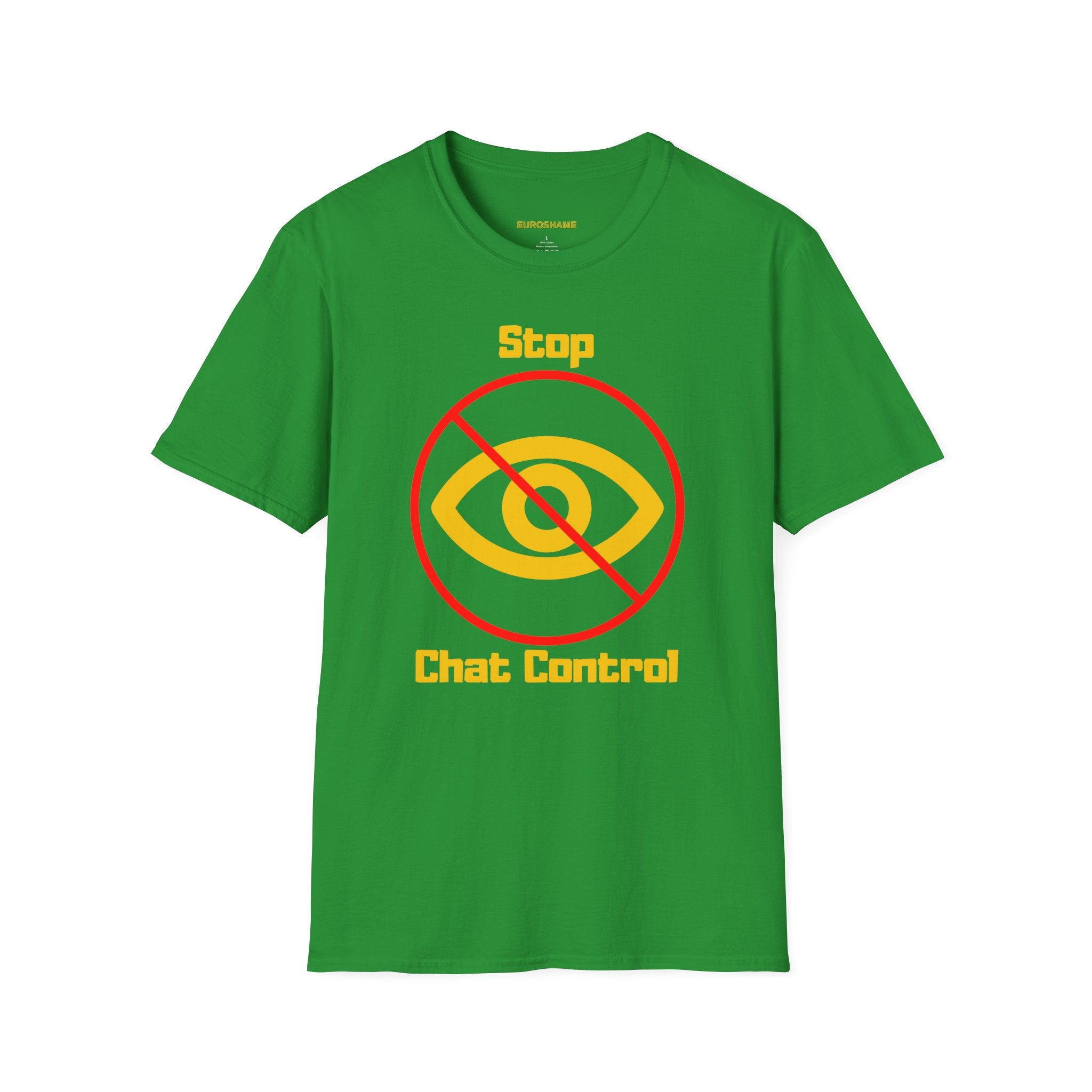 Stop Chat Control, frontside graphic T-Shirt