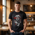 Statue Head Graphic Tee — Retro Cyber Roman Bust T-Shirt