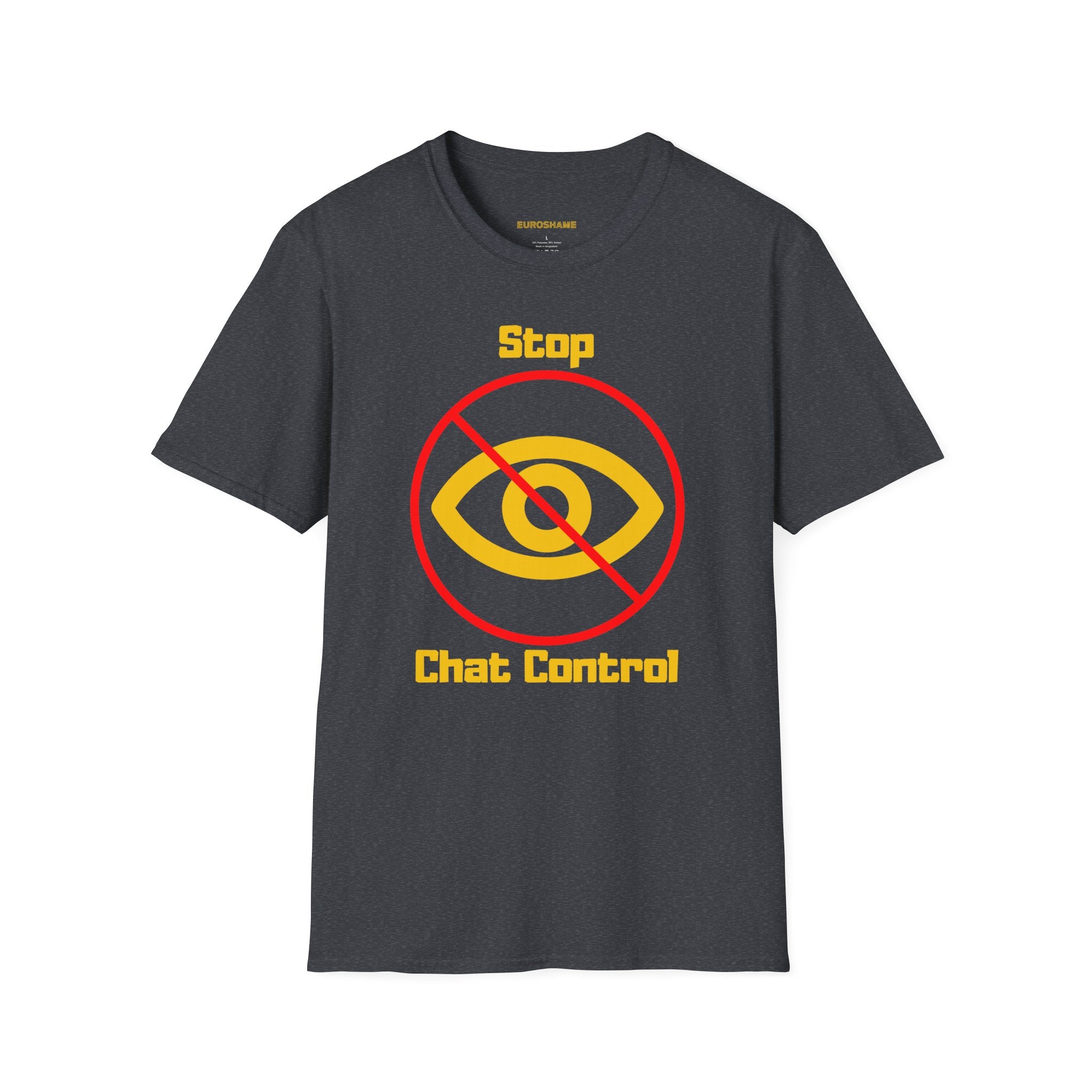 Stop Chat Control, frontside graphic T-Shirt