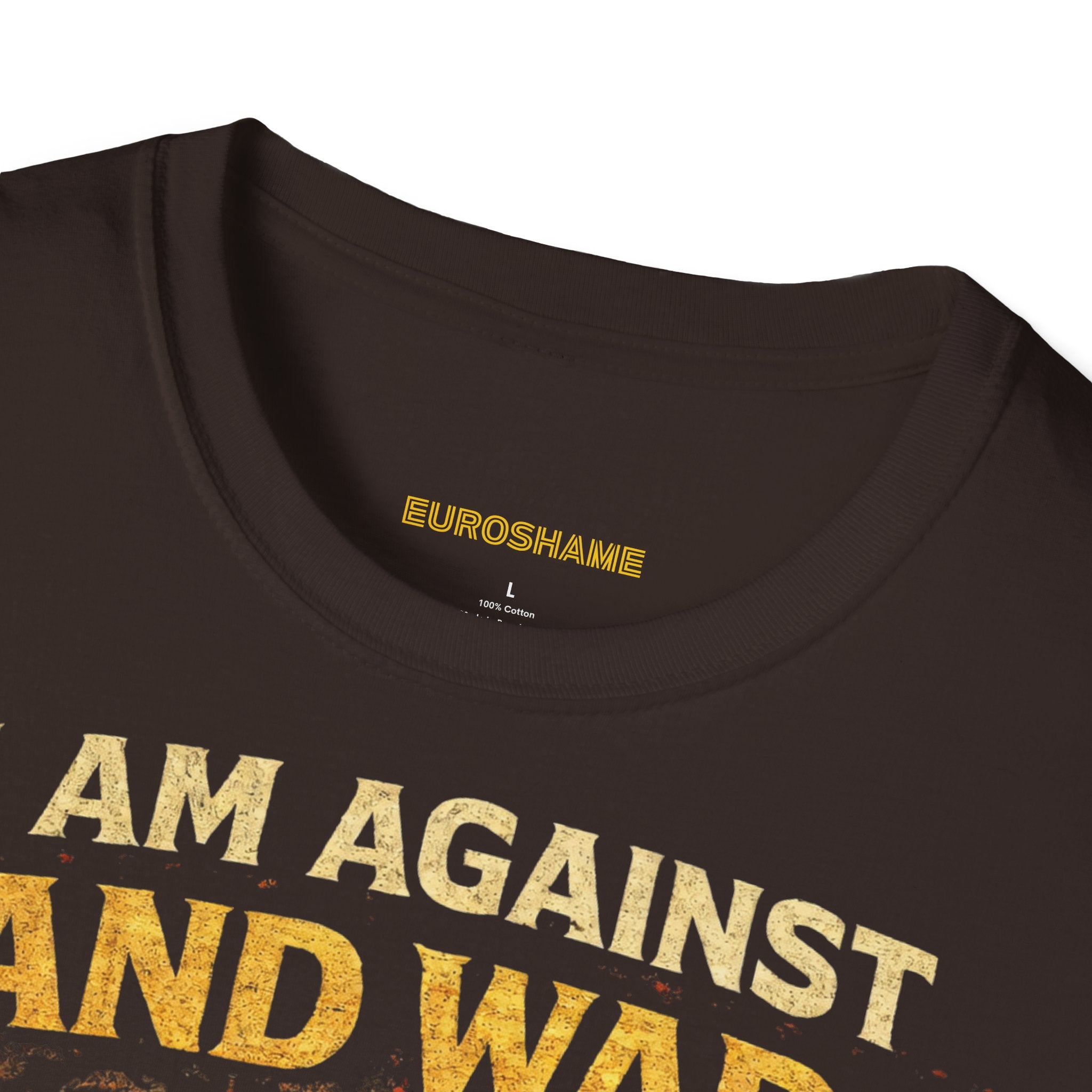 I Am Against Sand Wars, frontside graphic T-Shirt