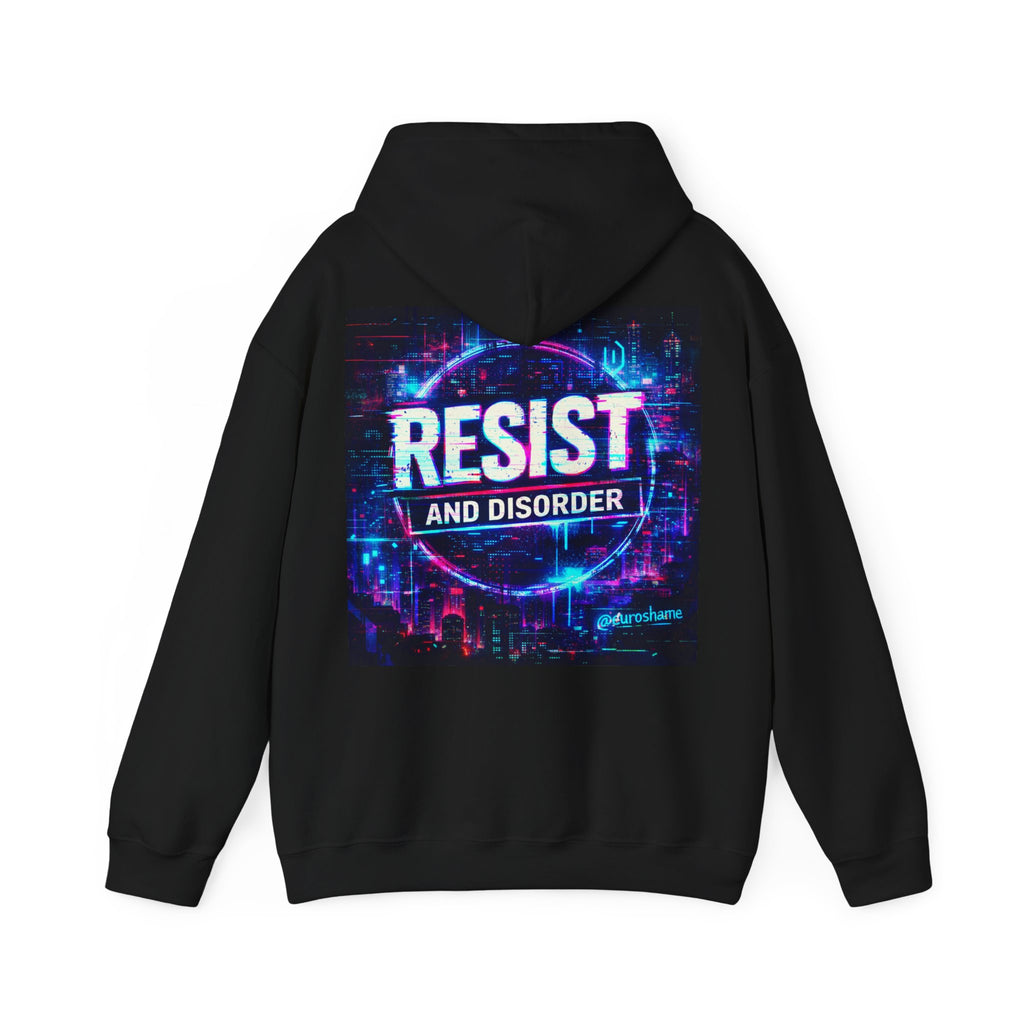 Cyberpunk style Resist and Disorder Hoodie