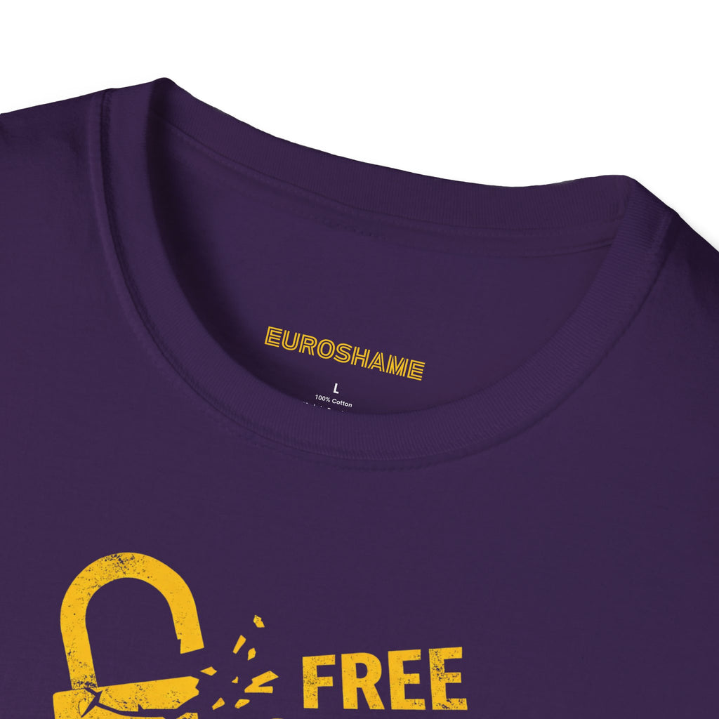 Free Speech. Stop Chat Control, front graphic T-shirt