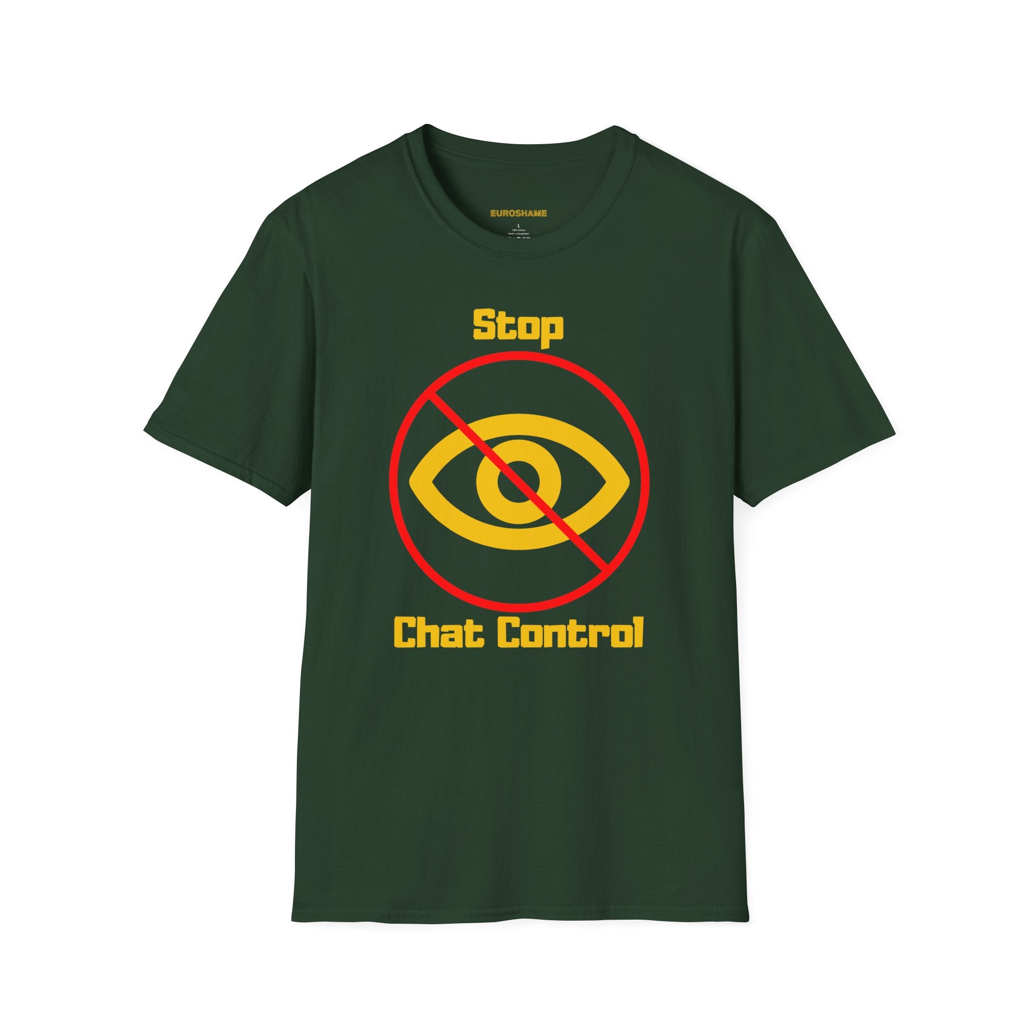 Stop Chat Control, frontside graphic T-Shirt