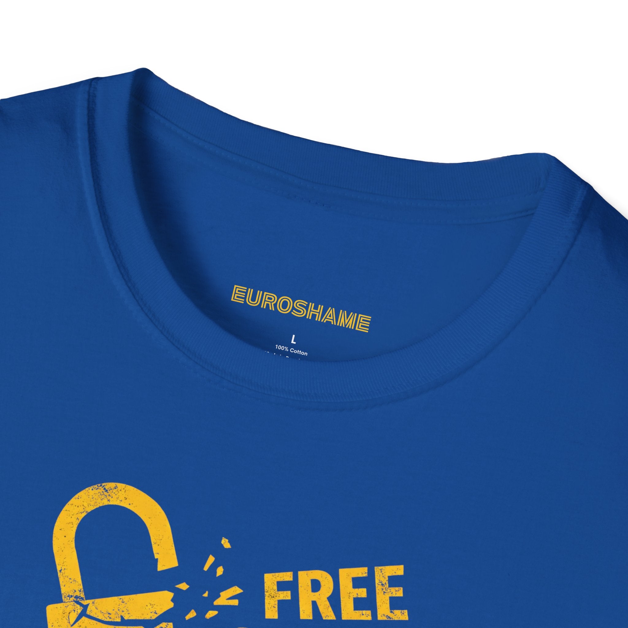 Free Speech. Stop Chat Control, front graphic T-shirt