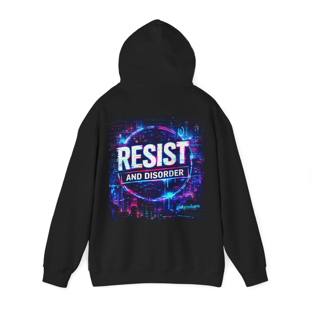 Cyberpunk style Resist and Disorder Hoodie