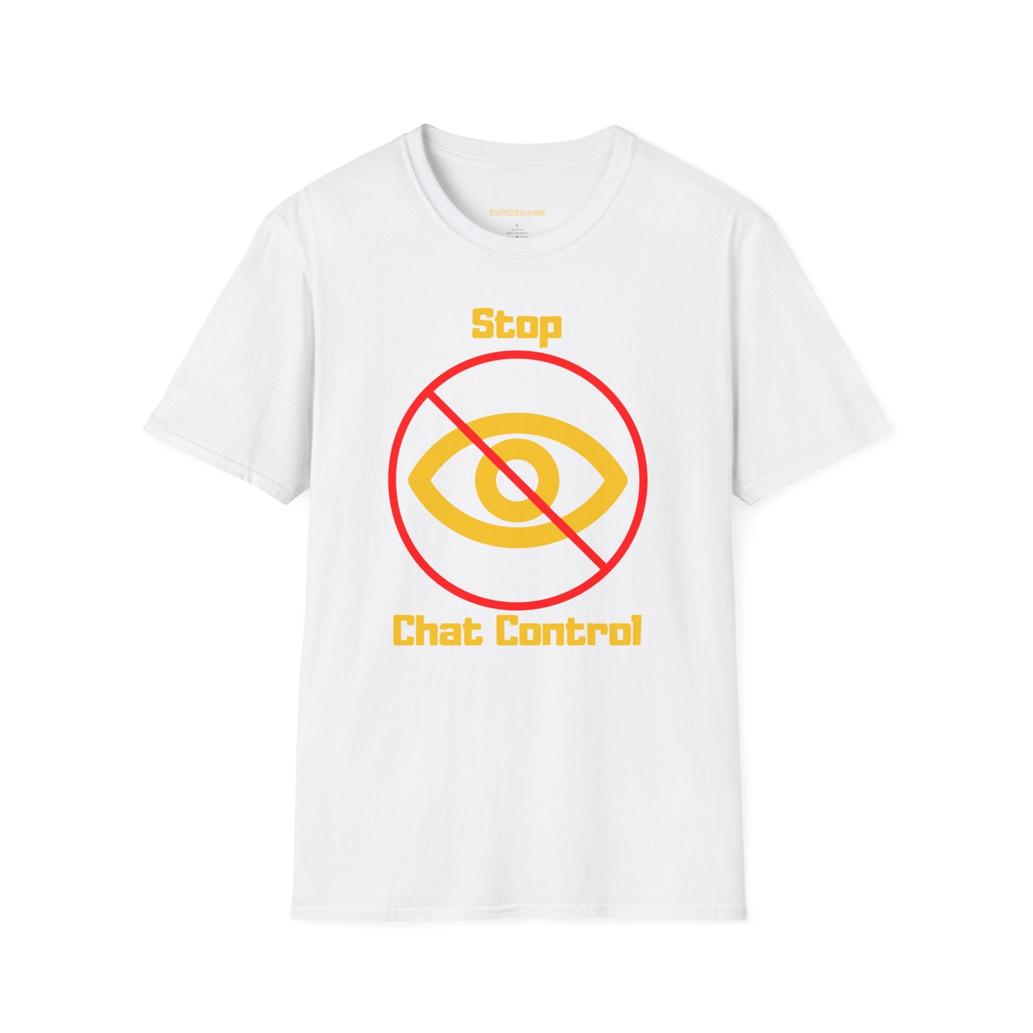 Stop Chat Control, frontside graphic T-Shirt