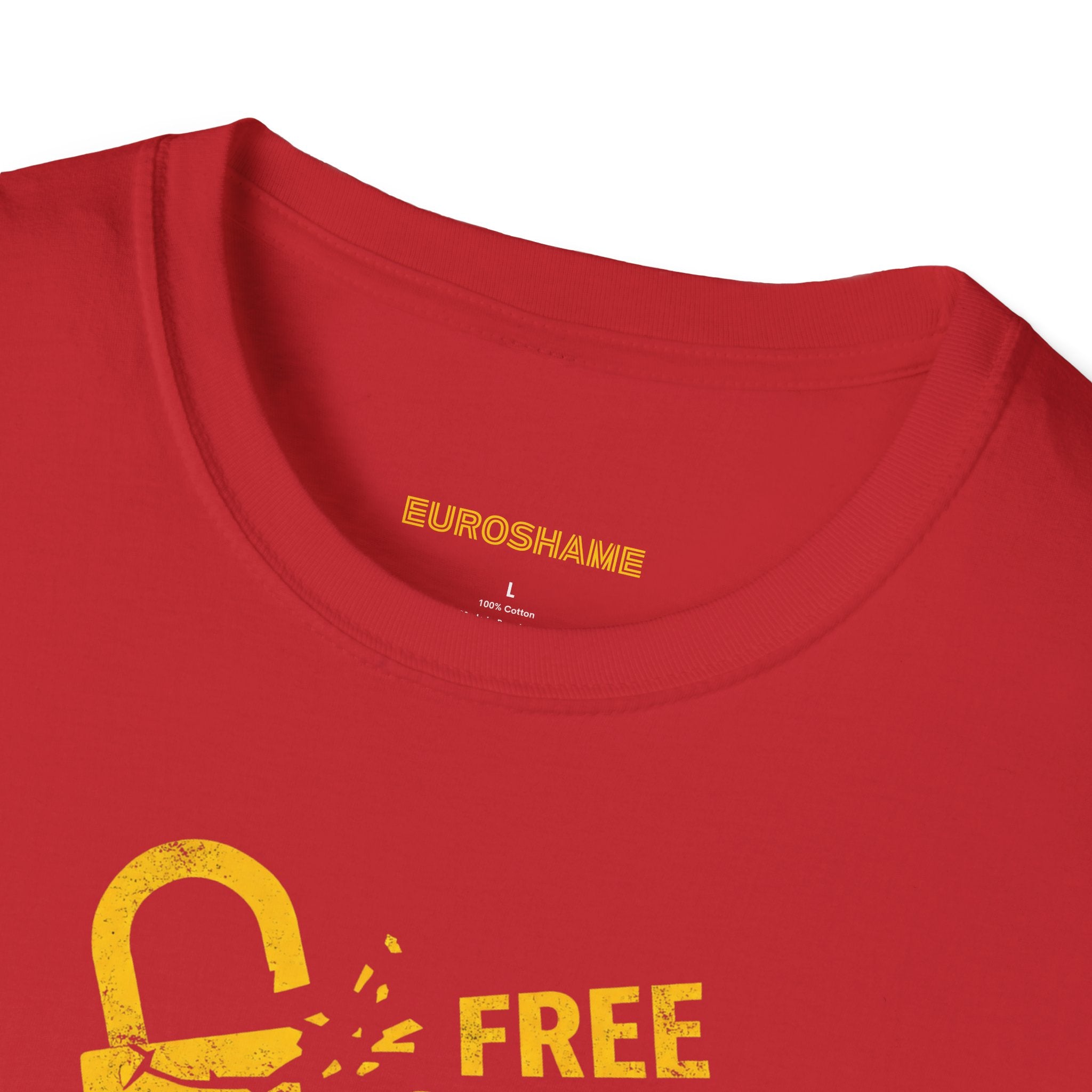 Free Speech. Stop Chat Control, front graphic T-shirt