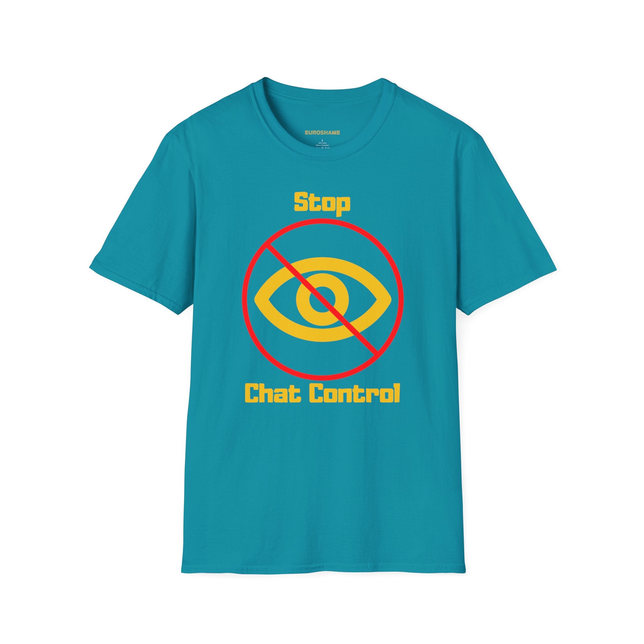 Stop Chat Control, frontside graphic T-Shirt
