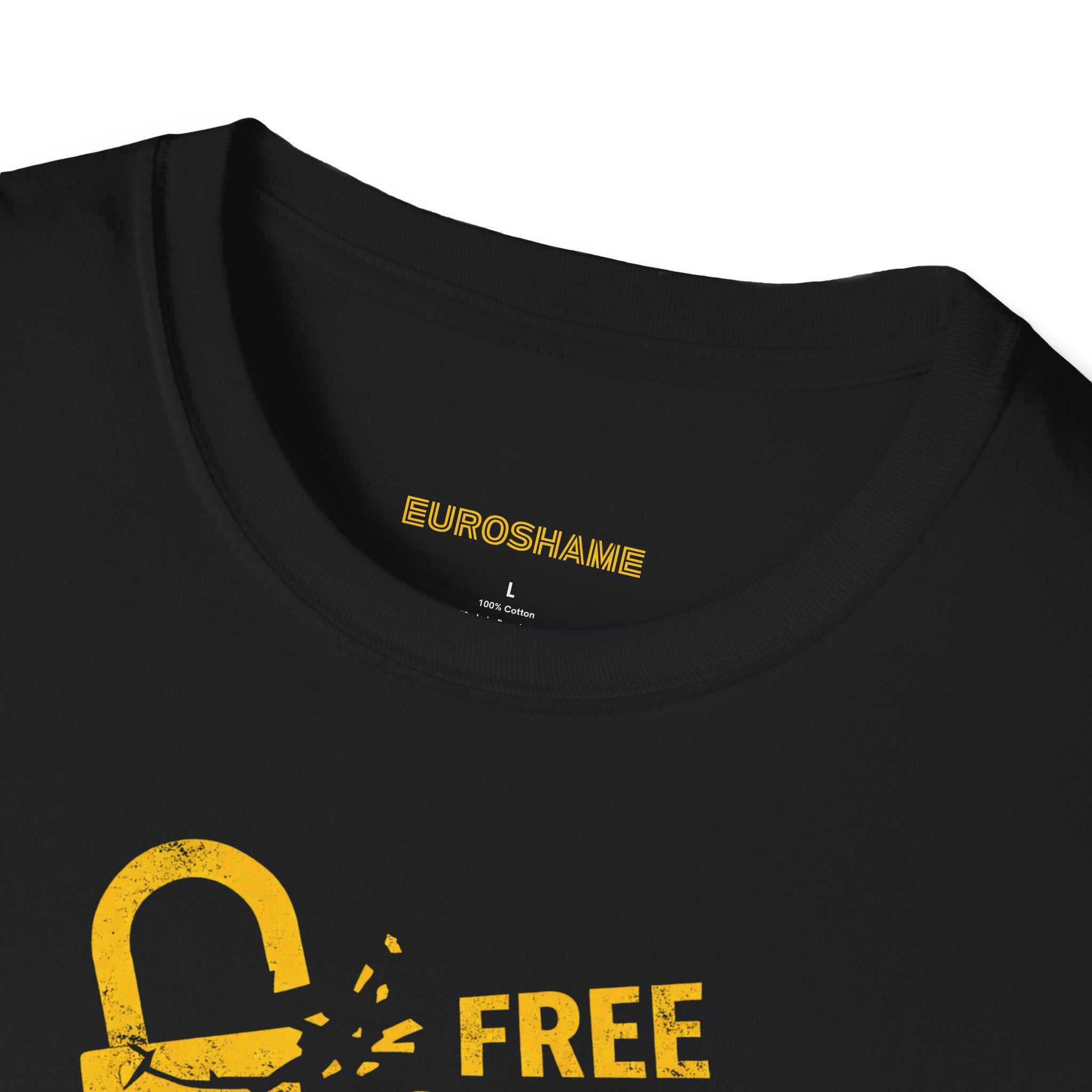 Free Speech. Stop Chat Control, front graphic T-shirt