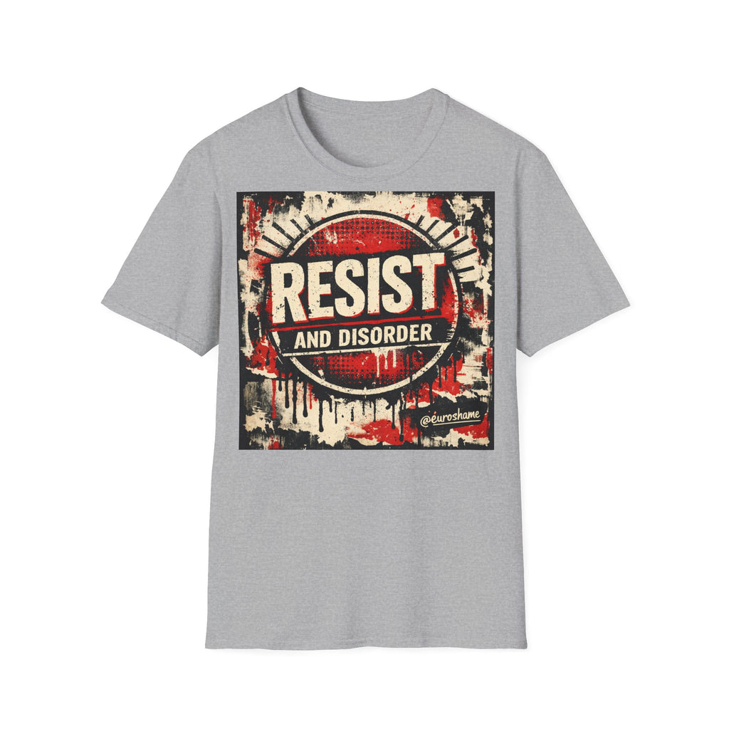 Resist and Disorder, Frontside graphic T-Shirt