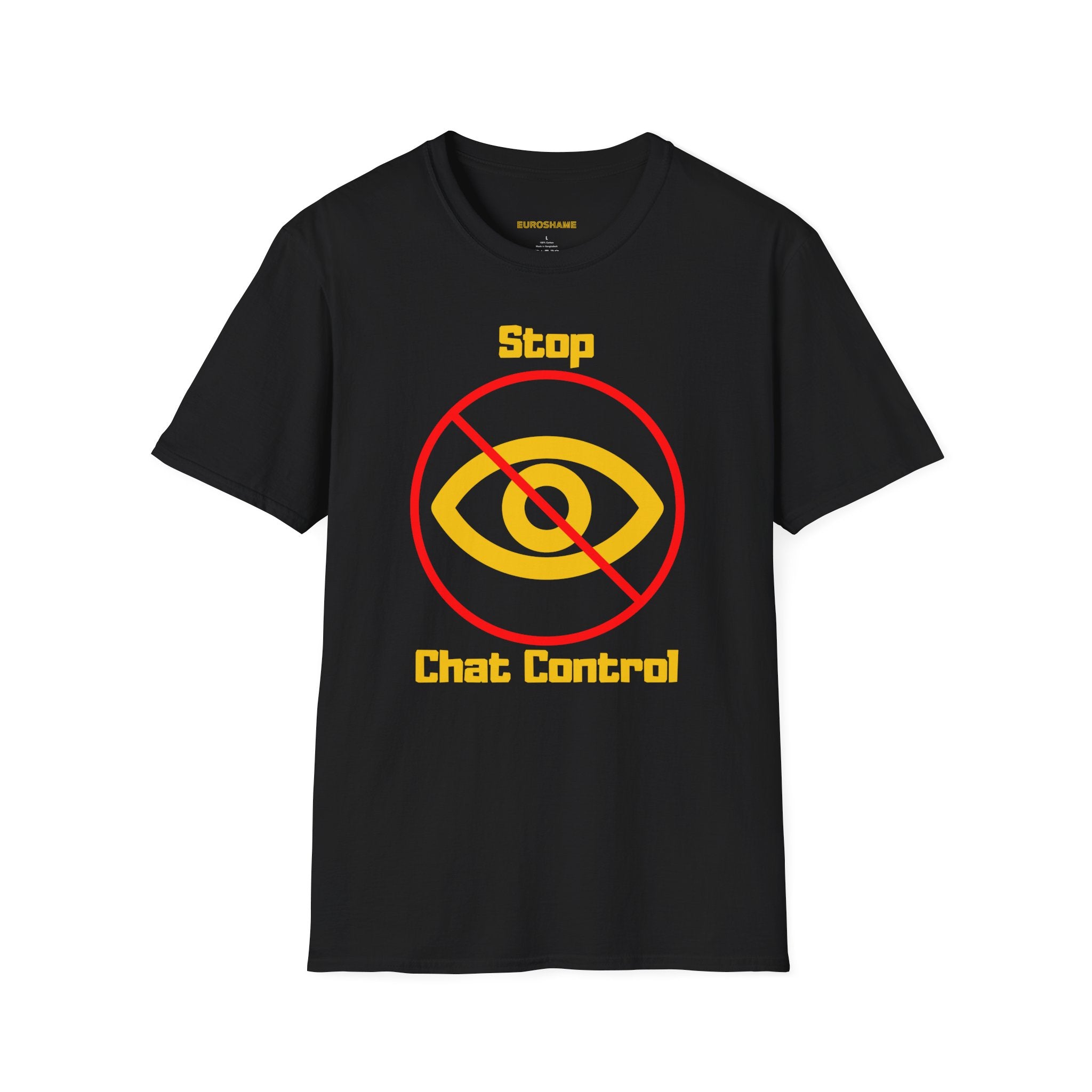 Stop Chat Control, frontside graphic T-Shirt