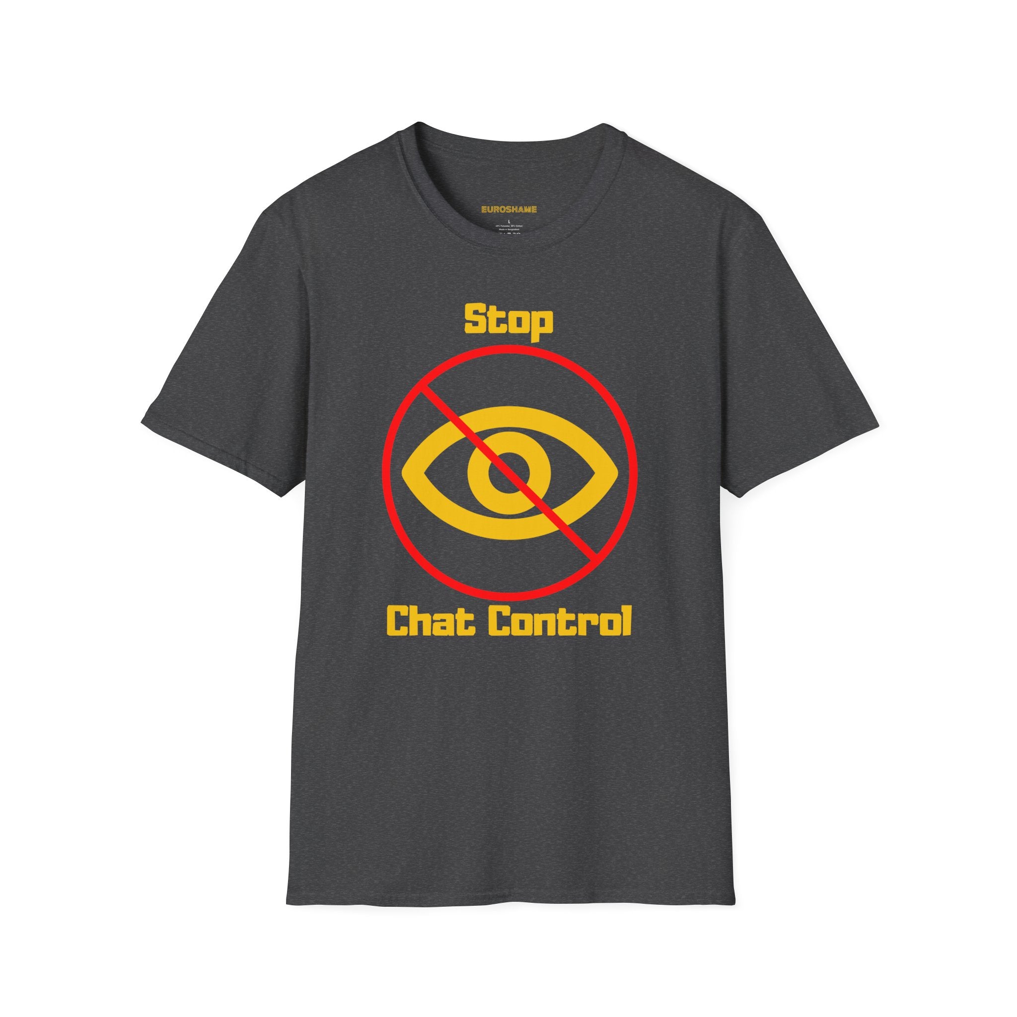 Stop Chat Control, frontside graphic T-Shirt
