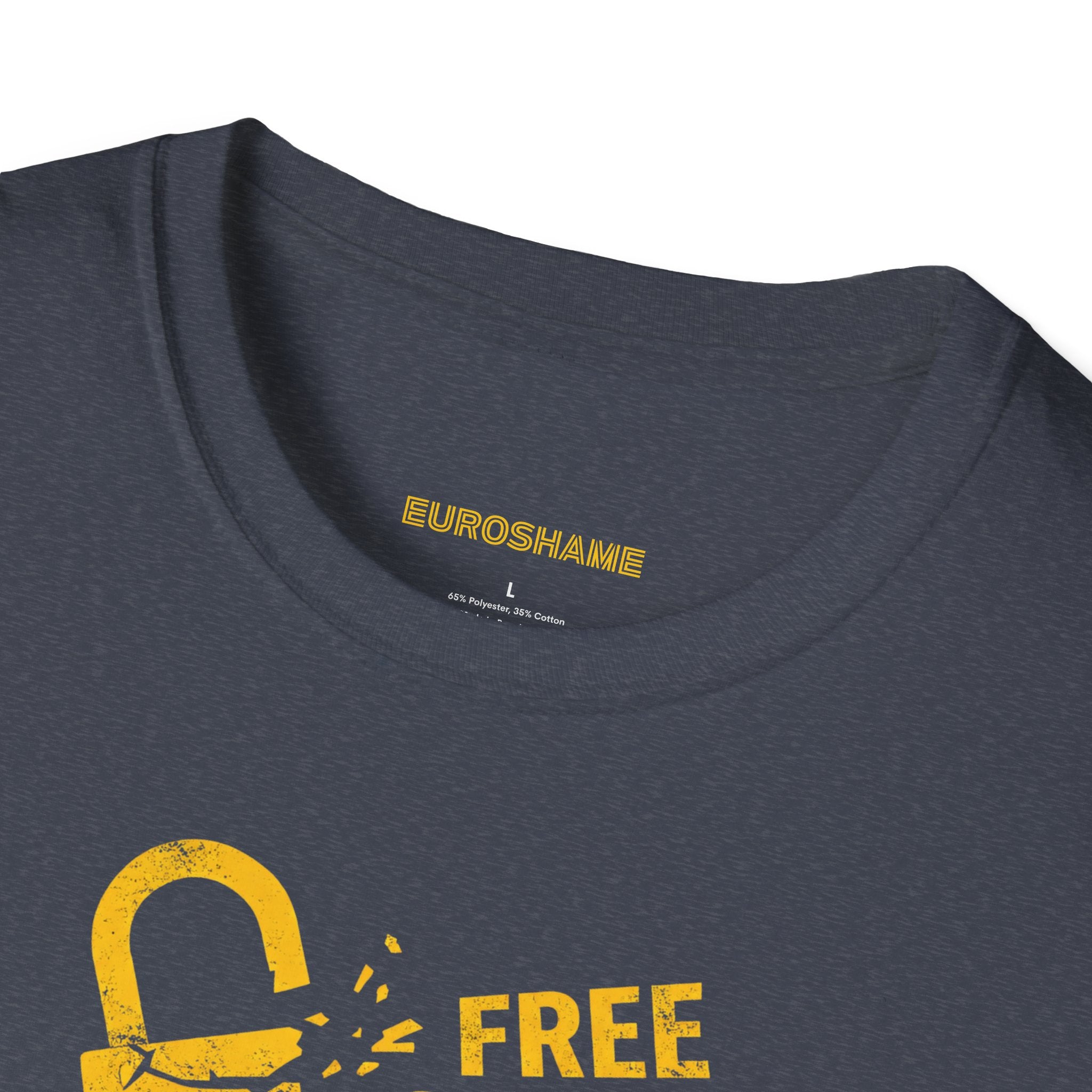 Free Speech. Stop Chat Control, front graphic T-shirt